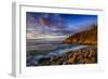 Sunrise on Otter Cliffs #4-Robert Lott-Framed Art Print