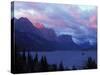 Sunrise on Peaks in Glacier National Park, Montana, USA-Steve Kazlowski-Stretched Canvas