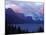 Sunrise on Peaks in Glacier National Park, Montana, USA-Steve Kazlowski-Mounted Photographic Print