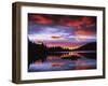 Sunrise on Reflection Lake, Mt. Rainier National Park, Washington, USA-Charles Gurche-Framed Premium Photographic Print
