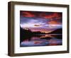 Sunrise on Reflection Lake, Mt. Rainier National Park, Washington, USA-Charles Gurche-Framed Photographic Print