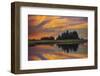 Sunrise on slough of Silver Salmon Creek, Lake Clark National Park and Preserve, Alaska-Adam Jones-Framed Photographic Print