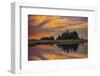 Sunrise on slough of Silver Salmon Creek, Lake Clark National Park and Preserve, Alaska-Adam Jones-Framed Photographic Print