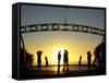 Sunrise on Surfers Paradise, Gold Coast, Queensland, Australia-David Wall-Framed Stretched Canvas