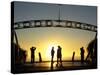 Sunrise on Surfers Paradise, Gold Coast, Queensland, Australia-David Wall-Stretched Canvas