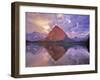 Sunrise on Swiftcurrent Lake in Many Glacier Valley, Glacier National Park, Montana, USA-Chuck Haney-Framed Photographic Print