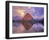 Sunrise on Swiftcurrent Lake in Many Glacier Valley, Glacier National Park, Montana, USA-Chuck Haney-Framed Photographic Print