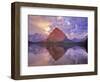 Sunrise on Swiftcurrent Lake in Many Glacier Valley, Glacier National Park, Montana, USA-Chuck Haney-Framed Photographic Print