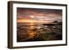 Sunrise on the Beach at Bamburgh, Northumberland UK-Tracey Whitefoot-Framed Photographic Print