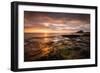 Sunrise on the Beach at Bamburgh, Northumberland UK-Tracey Whitefoot-Framed Photographic Print