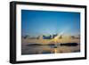 Sunrise on the Beach, Chaweng Beach, Island Ko Samui, Thailand, Asia-P. Widmann-Framed Photographic Print