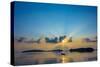 Sunrise on the Beach, Chaweng Beach, Island Ko Samui, Thailand, Asia-P. Widmann-Stretched Canvas