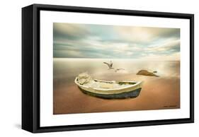 Sunrise on the Beach-Carlos Casamayor-Framed Stretched Canvas