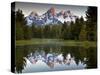 Sunrise on the Beaver Pond in Grand Teton National Park, Wyoming-Ian Shive-Stretched Canvas