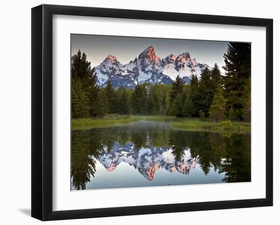 Sunrise on the Beaver Pond in Grand Teton National Park, Wyoming-Ian Shive-Framed Photographic Print