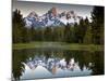 Sunrise on the Beaver Pond in Grand Teton National Park, Wyoming-Ian Shive-Mounted Photographic Print