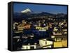 Sunrise on the City and Cotapaxi Volcano, Quito, Ecuador-Paul Harris-Framed Stretched Canvas