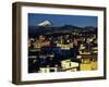 Sunrise on the City and Cotapaxi Volcano, Quito, Ecuador-Paul Harris-Framed Photographic Print