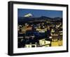 Sunrise on the City and Cotapaxi Volcano, Quito, Ecuador-Paul Harris-Framed Photographic Print