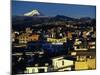 Sunrise on the City and Cotapaxi Volcano, Quito, Ecuador-Paul Harris-Mounted Photographic Print