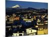 Sunrise on the City and Cotapaxi Volcano, Quito, Ecuador-Paul Harris-Mounted Photographic Print