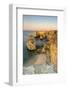 Sunrise on the Cliffs and Turquoise Water of the Ocean, Praia Da Marinha, Caramujeira-Roberto Moiola-Framed Photographic Print