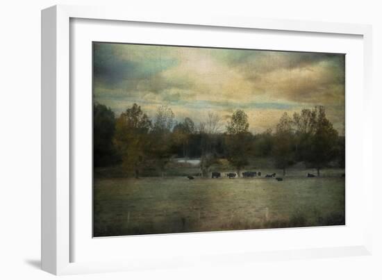 Sunrise on the Farm-Jai Johnson-Framed Giclee Print