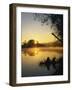 Sunrise on the James River, Bedford County, Virginia, USA-Charles Gurche-Framed Photographic Print