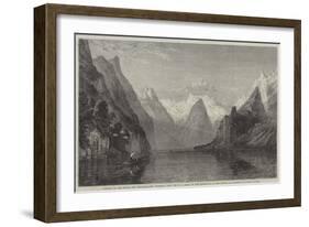 Sunrise on the Konigs See, Berchtesgaden, Bavarian Alps-William C. Smith-Framed Giclee Print