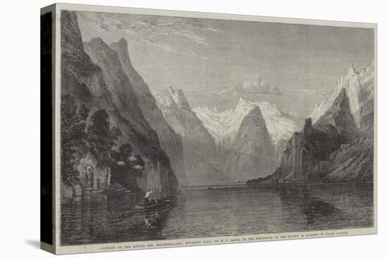 Sunrise on the Konigs See, Berchtesgaden, Bavarian Alps-William C. Smith-Stretched Canvas