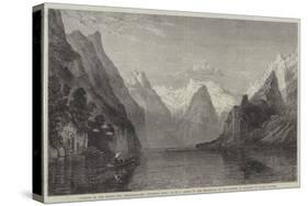 Sunrise on the Konigs See, Berchtesgaden, Bavarian Alps-William C. Smith-Stretched Canvas