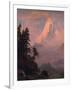 Sunrise on the Matterhorn, after 1875-Albert Bierstadt-Framed Giclee Print