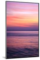 Sunrise on the Mediterrannean Sea, Collioure, Languedoc-Roussillon, France, Mediterranean, Europe-Mark Mawson-Mounted Photographic Print