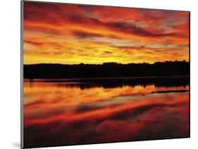 Sunrise on the New Meadows River, Brunswick, Maine, USA-Michel Hersen-Mounted Premium Photographic Print