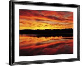 Sunrise on the New Meadows River, Brunswick, Maine, USA-Michel Hersen-Framed Photographic Print