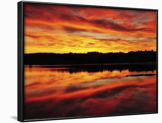 Sunrise on the New Meadows River, Brunswick, Maine, USA-Michel Hersen-Framed Photographic Print