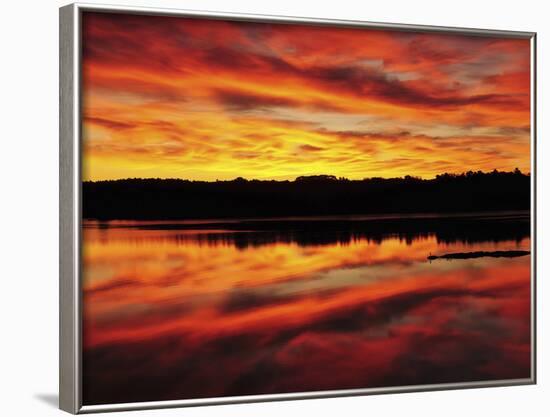 Sunrise on the New Meadows River, Brunswick, Maine, USA-Michel Hersen-Framed Photographic Print