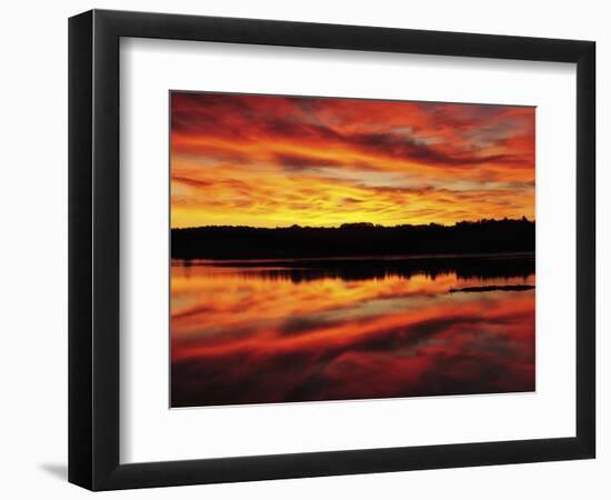 Sunrise on the New Meadows River, Brunswick, Maine, USA-Michel Hersen-Framed Photographic Print