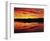 Sunrise on the New Meadows River, Brunswick, Maine, USA-Michel Hersen-Framed Photographic Print