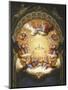 Sunrise on the New Testament, the Eucharist in a Monstrance Carried by Two Angels-Italian School-Mounted Giclee Print