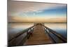 Sunrise on the Pier at Terre Ceia Bay, Florida, USA-Richard Duval-Mounted Premium Photographic Print