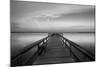 Sunrise on the Pier at Terre Ceia Bay, Florida, USA-Richard Duval-Mounted Photographic Print