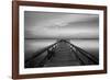 Sunrise on the Pier at Terre Ceia Bay, Florida, USA-Richard Duval-Framed Photographic Print