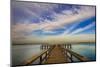 Sunrise on the Pier at Terre Ceia Bay, Florida, USA-Richard Duval-Mounted Photographic Print