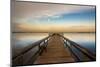 Sunrise on the Pier at Terre Ceia Bay, Florida, USA-Richard Duval-Mounted Premium Photographic Print