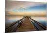 Sunrise on the Pier at Terre Ceia Bay, Florida, USA-Richard Duval-Mounted Photographic Print