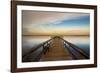 Sunrise on the Pier at Terre Ceia Bay, Florida, USA-Richard Duval-Framed Photographic Print