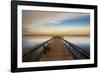 Sunrise on the Pier at Terre Ceia Bay, Florida, USA-Richard Duval-Framed Photographic Print