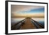 Sunrise on the Pier at Terre Ceia Bay, Florida, USA-Richard Duval-Framed Photographic Print