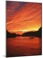 Sunrise on the Potomac River, Loundon County, Virginia, USA-Charles Gurche-Mounted Photographic Print